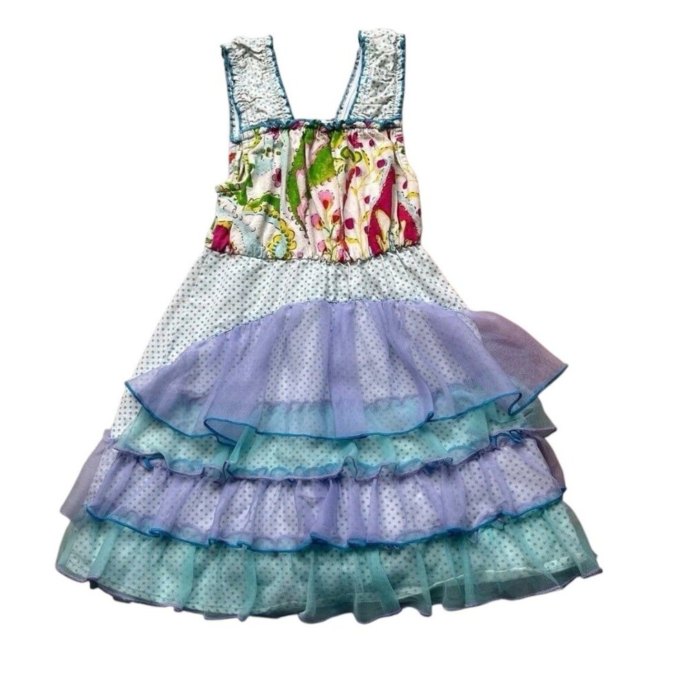 Mustard Pie Sleeveless Ruffle Dress Size 2T - Picture 5 of 5